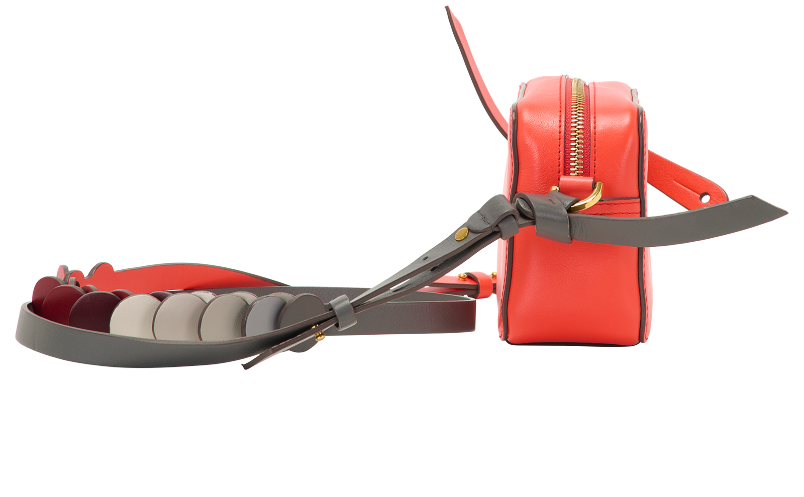 Wink Crossbody, &pound;110, Handbags, Pink, Leather, Side view